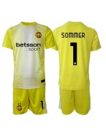Inter Milan Yann Sommer #1 Maalivahdin Vieraspaita Lasten 2025-26 Lyhythihainen (+ shortsit)